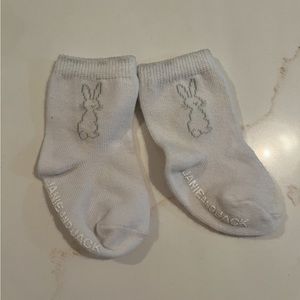 Janie and Jack bunny socks